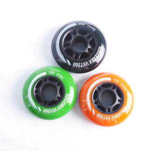 टिकाऊ ABEC-11 असर वाली इनलाइन स्केट पु 72 मिमी 80 मिमी हाई रिबाउंड रोलर स्केट्स स्केटबोर्ड कैस्टर व्हील रूएड्स पैरा - Product Image 1