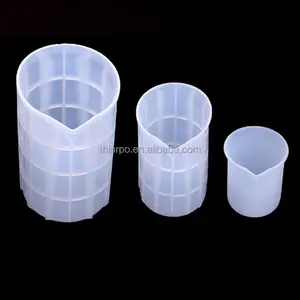 Trung Quốc nhà máy giá rẻ giá 100ml 350ml 750ml tái sử dụng Silicone đo cup với quy mô rõ ràng Silicone resin trộn cup