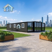 Simple Modern Full Decoration Prefabricated House Tiny House with Ready Move in Layout for Garden Cottage, Backyard Guest Lodge