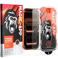 NOUVEAU Protecteur d'écran en verre trempé pour iPhone 17 16 14 13 Pro Max 15, film anti-espion Gorilla Glass à couverture intégrale et sans poussière