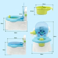 Chaise de toilette portable pour bébé et tout-petit, motif dessin animé