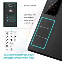 HUION — tablette graphique professionnelle WH1409 V2, Offre Spéciale original, pour dessin, ordinateur portable