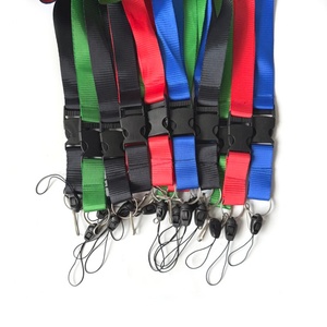 Cheap 2cm Wide <b>Polyester</b> <b>Lanyard</b> Business Work ID Card Holder Neck Strap Badge Hanging Rope with Simple Clip - Product Image 5
