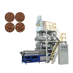 Automatic pet food fish feed pellet production line making processing machine for food factory