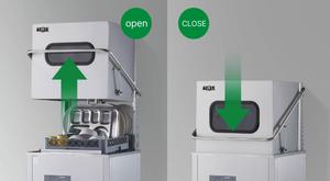 Lave-vaisselle commercial 304SS fabriqué en Corée, à commande tactile, faible vibration, capot supérieur et inférieur, lavage à l'eau chaude, pour restaurant - Product Image 3