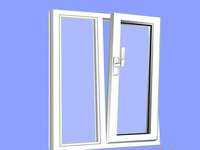 Ventanas Abatibles de PVC de Doble Acristalamiento de Alta Calidad, Vidrios Templados, Ventanas de PVC