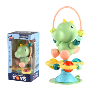 Hochets apaisants <span class=keywords><strong>de</strong></span> dessin animé pour bébé jouets effets sonores amusants <span class=keywords><strong>table</strong></span> à manger <span class=keywords><strong>ventouse</strong></span> jouets éducatifs pour l'éducation précoce - Product Image 5