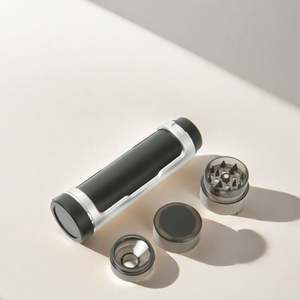 Molino de Hierbas Manual Portátil de Dos Tubos, Triturador de Hierbas de Plástico, Molinillo de Tabaco - Product Image 5