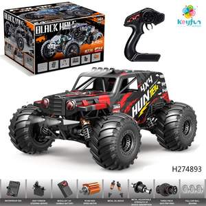 Camioneta Monstruo RC en Oferta, 2.4Ghz, 4WD, Eléctrica, Todoterreno, Alta Velocidad, Escala 1:14, 4 Canales, Cable USB, Control Remoto de 70m, Regalo - Product Image 3