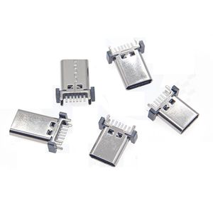 หัวต่อแบบ Type-C 6 พิน แบบเสียบผ่านรู แนวตั้ง สำหรับชาร์จ USB ความยาว 11.5/12.0/13.0/13.7/15.0 มม. บรรจุภัณฑ์แบบม้วนเป็นตัวเลือกเสริม - Product Image 5