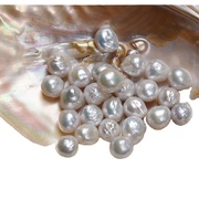 Perles d'eau douce baroques Edison naturelles froissées de qualité AAA, 11-12 mm, blanches, pour la fabrication de bijoux, certifiées par un tiers, vente en gros