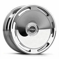 Jantes forgées sur mesure XINLAI 5x112 5x114.3 5x120 20 21 22 pouces, finition argent brossé, monobloc, jante pleine face pour Mercedes Benz Classe S