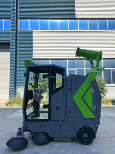 Điện đi xe trên đường quét với bàn chải kiểm soát áp lực và bụi cao lưu trữ 48V cho khu vực rộng lớn - Product Image 2