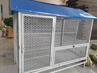 Nouveau grand poulailler extérieur, cage à volailles pour canards et oies, acier galvanisé anti-vaison, type H, capacité extra-large