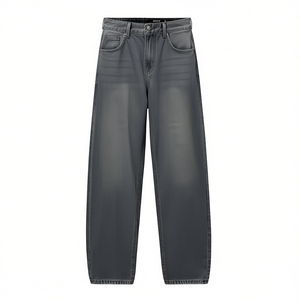 Pantalones Vaqueros Holgados Transpirables al por Mayor con MOQ Bajo para Hombre, Diseño Personalizado de Última Moda para Otoño/Primavera/Verano en Venta - Product Image 1