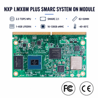 Module système embarqué SMARC I.MX8M Plus avec carte de traitement audio vocal, I2S, Cortex M7, NPU 2.3 TOPS, 4 Go LPDDR4, Quad A53, Linux Yocto