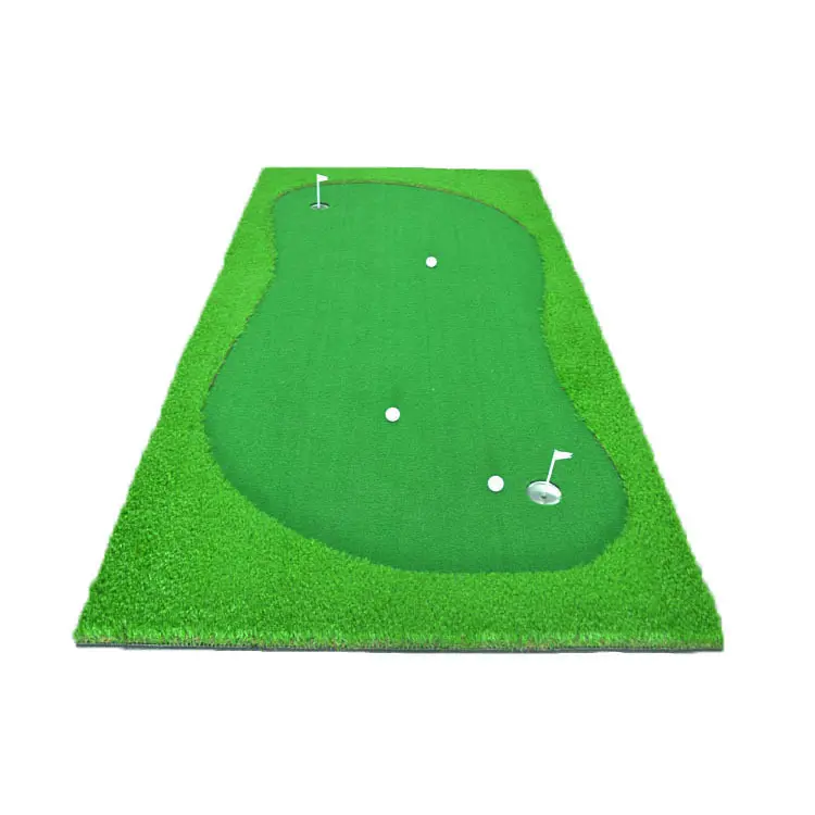 Mini estera de golf sintética para exteriores e interiores, tamaño personalizado, venta al por mayor de fábrica, Verde