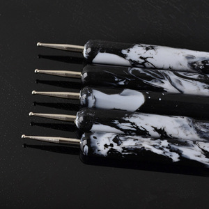 5 Pcs Nail Art Dotting Pen Set Dual Ended Angular Acrylic Handle Line Drawing Dot Painting Rhinestone Picker Manicure Tool - Product Image 6