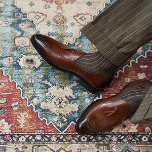 British and Korean style fashionable business formal leather <b>shoes</b>, breathable casual wedding <b>shoes</b> for men - Product Image 3