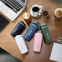 Mug de voyage intelligent en acier inoxydable à double paroi isolé, tasse thermos connectée avec affichage de la température, pour la gym et les activités de plein air