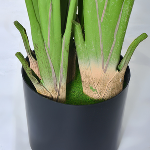 Gran Tropical Monstera palmera planta Artificial hojas de plátano de plástico para el hogar al aire libre jardín fiesta Deco planta en maceta - Product Image 4
