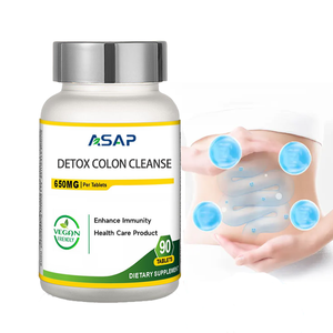 Pilules de nettoyage du côlon Probiotic Detox Gut Health Supplément alimentaire 500mg Meilleures pilules de nettoyage du côlon - Product Image 1