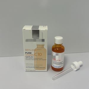 Crème et Sérum <span class=keywords><strong>Visage</strong></span> Liquide Anti-Âge Éclaircissant à la Niacinamide et à l'Acide Hyaluronique 30g en Métal pour Taches Brunes, Rides, Raffermissant et Hydratant - Product Image 4