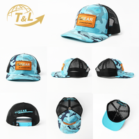 Casquettes de baseball 4UGEAR personnalisées à 5 panneaux avec patch brodé, casquettes trucker en maille, casquettes snapback, 100% polyester, mode homme