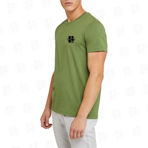 Camiseta Deportiva para Hombre de Alta Calidad con Serigrafía Personalizada, Corte Regular, Secado Rápido, 50/50 Poliéster/Algodón - Product Image 2