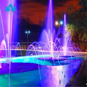 City Central Outdoor Artificial Music Fountain with 3D Model Design Solution