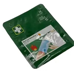 Concise and atmospheric rectangular custom cutter stand up Mylar burn dressing bags