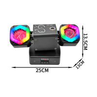 Projecteur de scène LED à double bras mobile 60W avec effets laser et stroboscopiques, pour usine intégrée (commerce et industrie), fabricant chinois