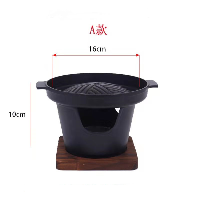 Household Table Top Multi Fuel Grill Charcoal Wood Rack Mini Roast Stove