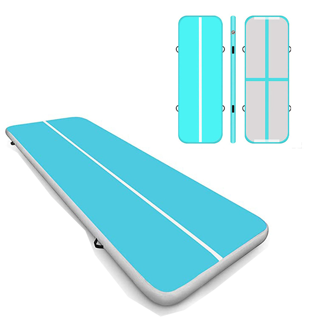 Inflatable Gymnastic Mats 3m 4m 5m 6m Fitness Mats Wholesale air Track Customized Fitness air Track Durable Gym Mat with Elect