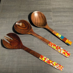 ชุดเสริฟสลัดสเตนเลสสตีลทนทานสำหรับโรงแรมงานแต่งงานและงานปาร์ตี้ - Product Image 2