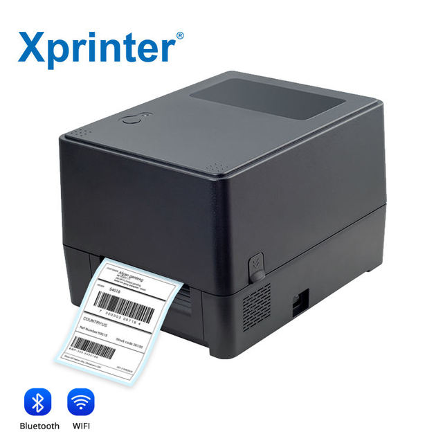 Factory Fast Printing Speed Thermal Barcode Label POS Printer with Black Mark Cutter USB/WIFI/BT for Retail XP-TT425B