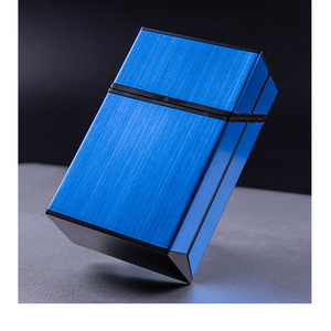 20 Hộp Đựng Thuốc Lá Kim Loại Nhôm Chải Công Suất Với Nắp Lật Từ Tính Chắc Chắn - Product Image 6