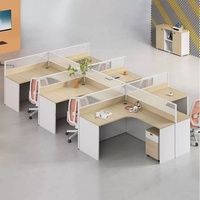 Poste de travail pour personnel, poste de travail en open space, poste de travail pour 2 à 6 personnes