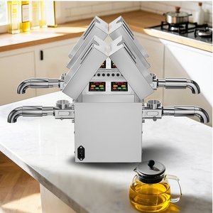 Macchina di estrazione dell'olio di mandorle in acciaio inossidabile a 4 teste di semi di sesamo vegetali intelligenti sole semi di zucca - Product Image 1