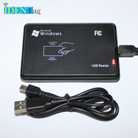 Lector de Tarjetas RFID HF de 13.56MHz ISO14443A, Lector y Escritor de Tarjetas NFC USB para Control de Acceso
