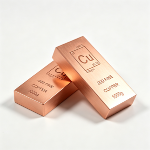 Presse-papiers en barre de <span class=keywords><strong>cuivre</strong></span> pur .999 de 1 kg avec motif élémentaire par Unique Metals - Product Image 3