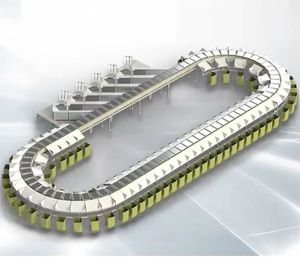 Çok kanallı kurye sektörü proje sıralayıcı sistemleri parsel Express için otomatik bant konveyör ekonomik bisiklet çapraz kemer sıralayıcı - Product Image 1