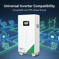 Batterie solaire hybride Split Grid 8000 cycles 15,36 kWh 51,2 V (300 Ah) Bluetooth LiFePO4 avec RS485 CAN en parallèle