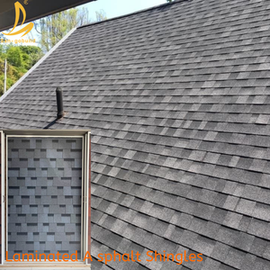 Bardeaux d'asphalte laminés imperméables et résistants aux UV, conformes aux normes américaines, matériaux de toiture - Product Image 4