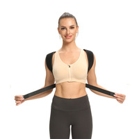 Correcteur de posture réglable et respirant pour le haut du dos, soutien orthopédique professionnel pour les épaules et le dos