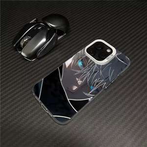 À la mode <span class=keywords><strong>Anime</strong></span> Boy Couleur Argent Téléphone étui pour <span class=keywords><strong>iphone</strong></span> 16 Plus 15 Pro Max 14 13 12 <span class=keywords><strong>11</strong></span> IMD Shell Funda Mobile Couverture Arrière - Product Image 5