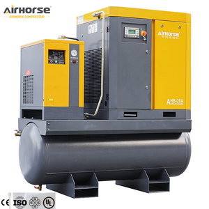 Facile da installare 10HP 15HP 20HP 25HP 30HP compressore d'aria <span class=keywords><strong>a</strong></span> risparmio energetico 4 in 1 serbatoio montato <span class=keywords><strong>a</strong></span> vite con essiccatore d'aria - Product Image 5