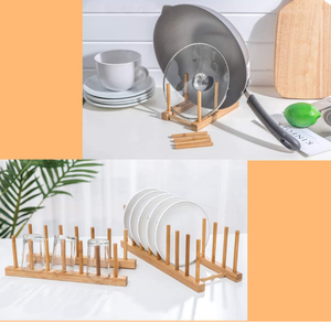 FSC FSC ชุดแผ่นรองจานร้อนสำหรับห้องครัวที่<span class=keywords><strong>วาง</strong></span>กาน้ำชาที่ทำจากไม้ไผ่ธรรมชาติ - Product Image 6