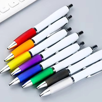 Stylo bille sportif populaire en promotion, logo personnalisé, encre noire 1,0 mm, nouveauté en plastique mignonne pour enfants