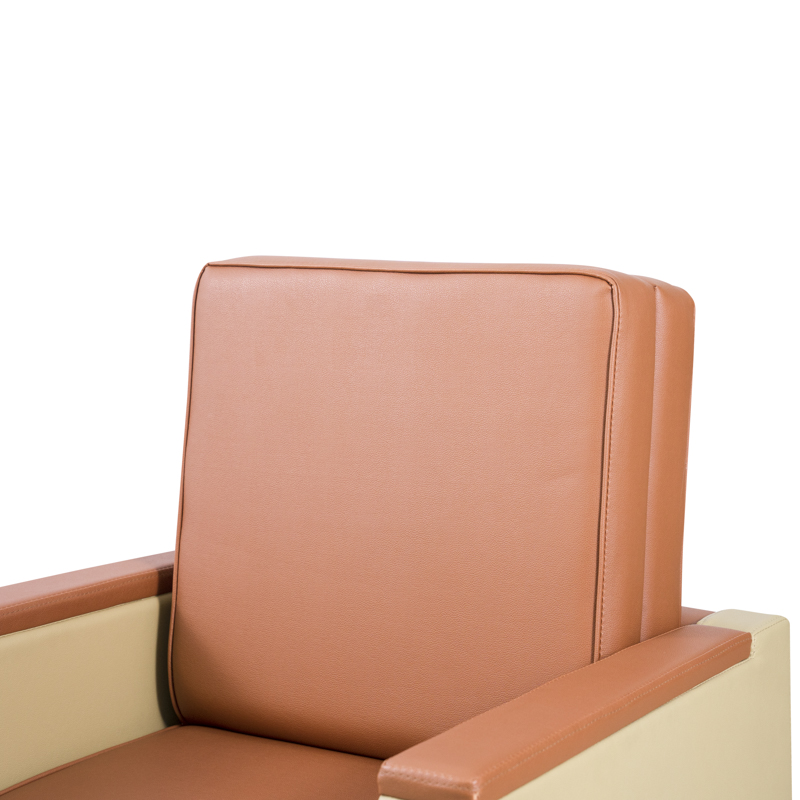 MN-PHY007 Medical Accompany Chair With Wheels Hospital Rome Furniture Metal Adjustable Foldable